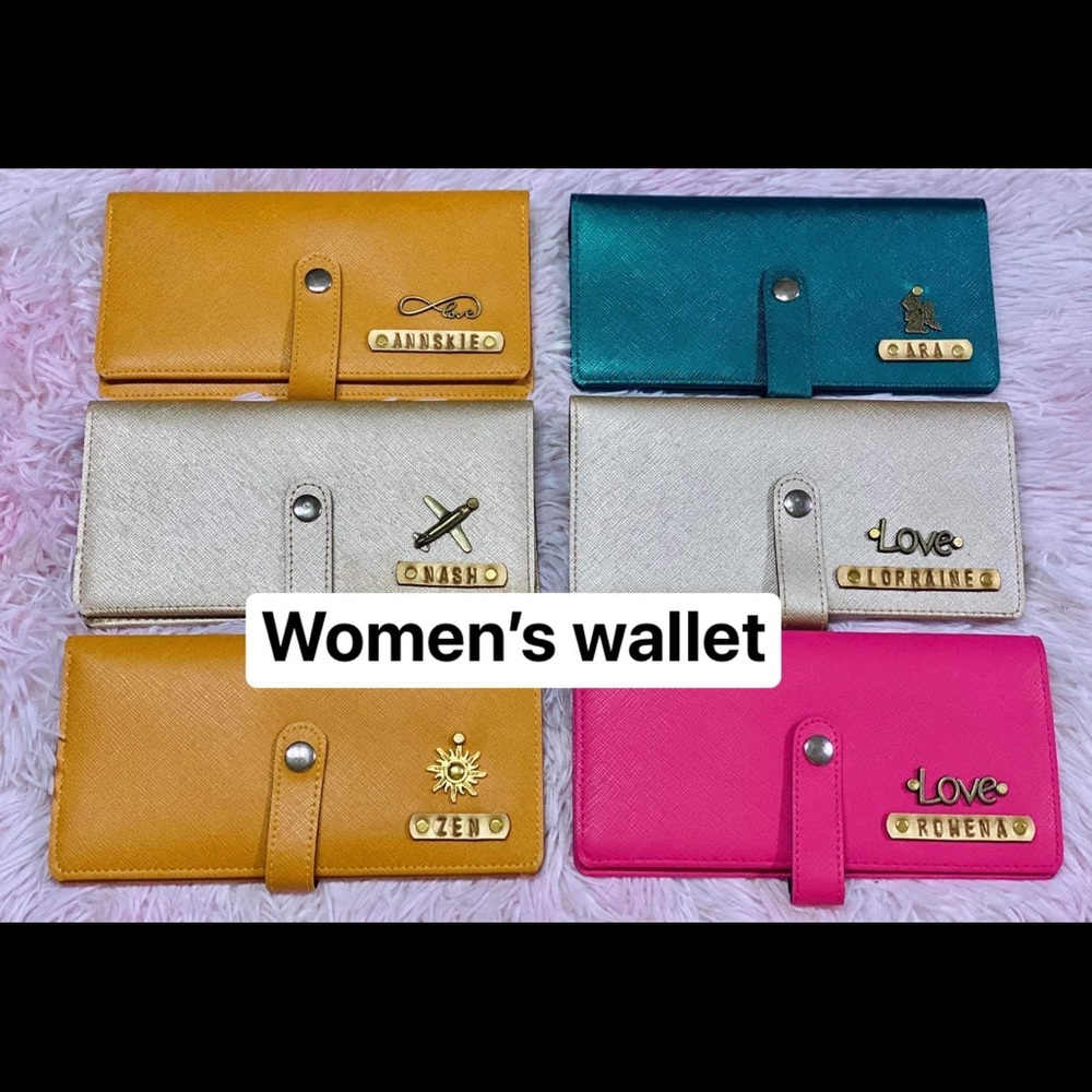 Personalized PU Leather Women’s Wallet